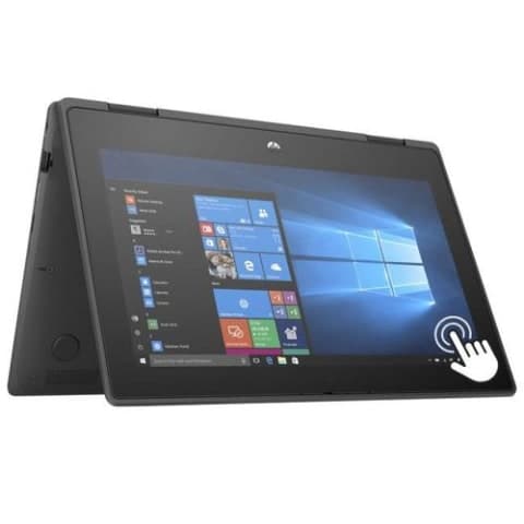 Hp Refurbished Probook Touch Screen X360 Intel, 2-in-1 Convertable HD 11.6" Screen Laptop 4GB RAM 128 GB SSD - Grey Grade A